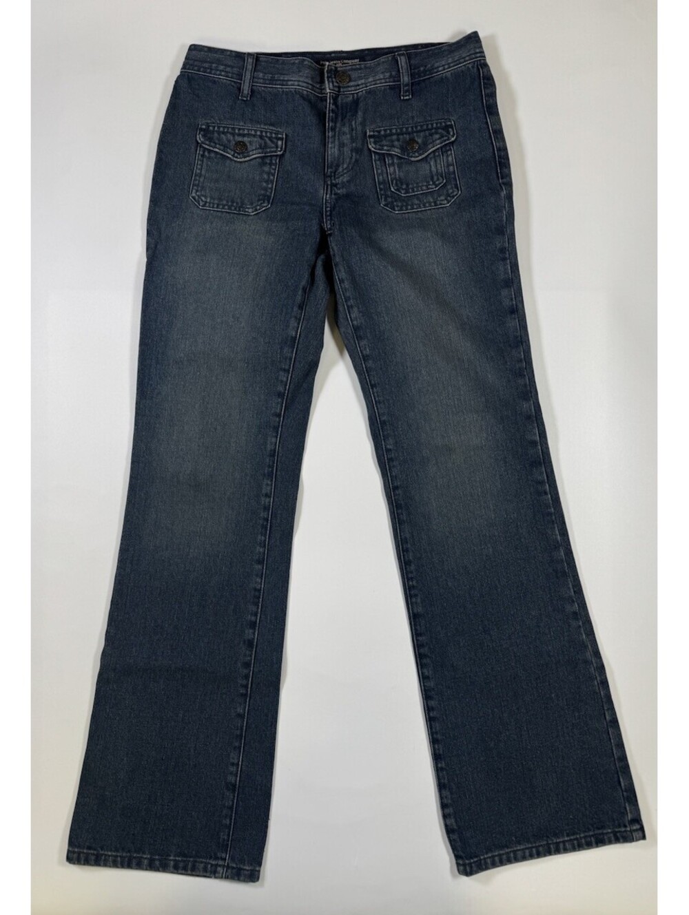Polo Jeans Co Ralph Lauren Women’s Size 4 Flare Jeans Cargo Pocket Y2K Denim